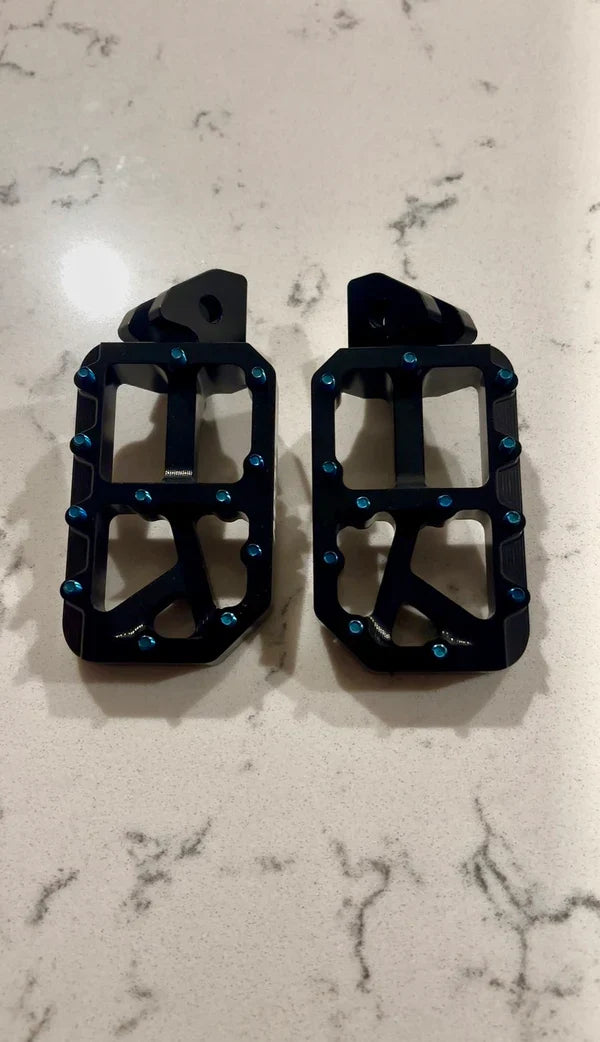 Black Moto Pegs