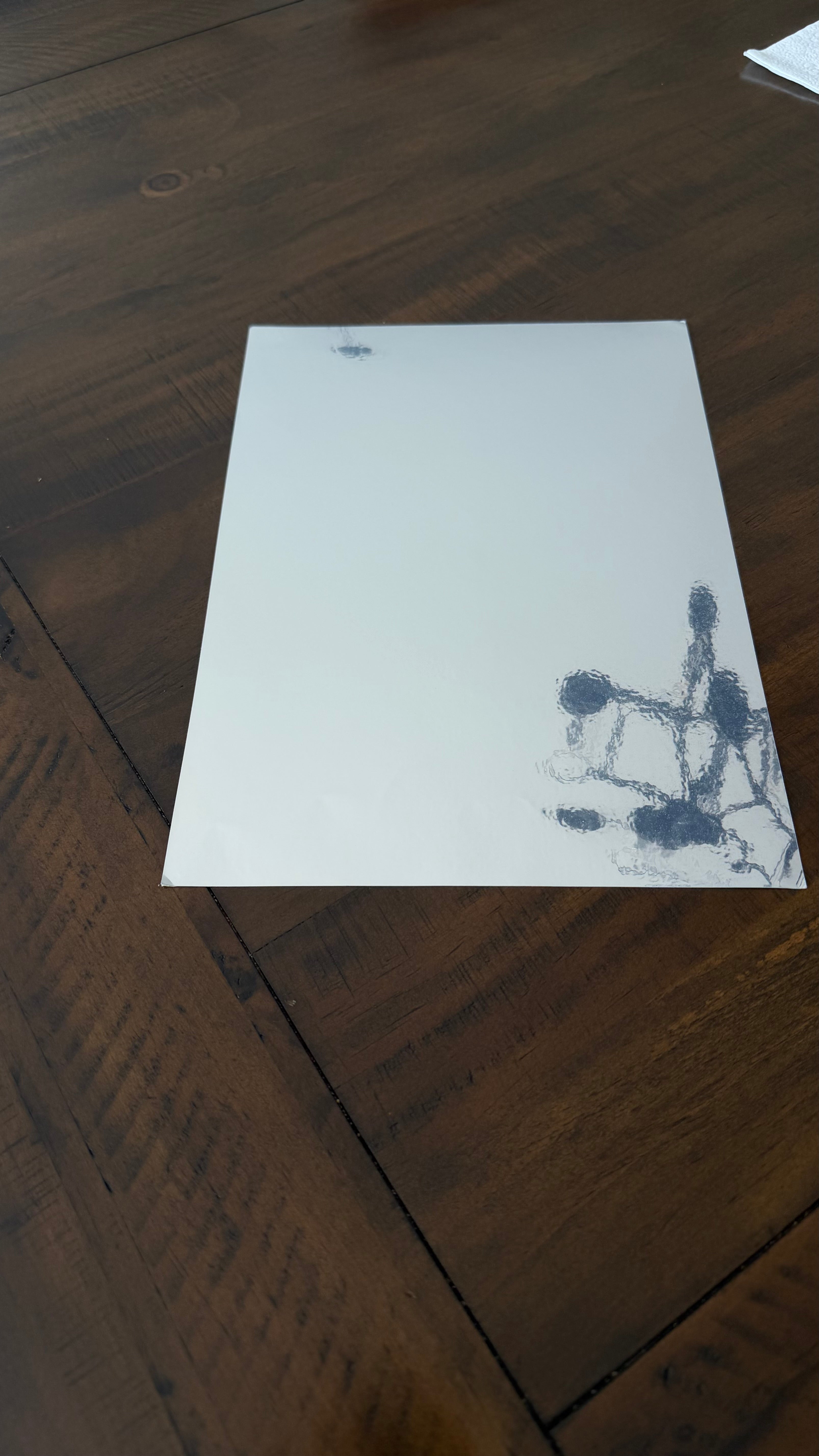 Chrome Inkjet/laser Printable Vinyl (Mirror+High Gloss)